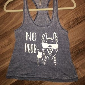 Llama tank top